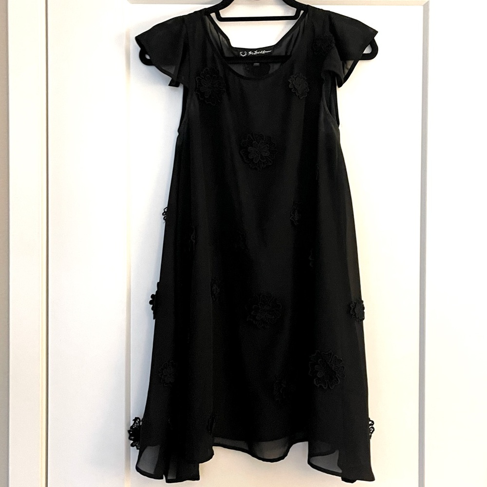 For Love and Lemons Black Floral Dress